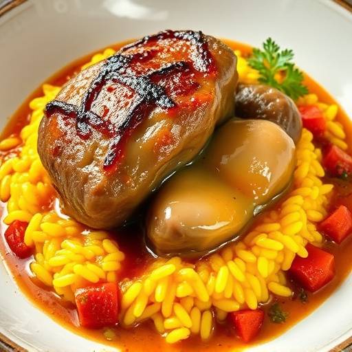 Ossobuco alla milanese con risotto allo zafferano