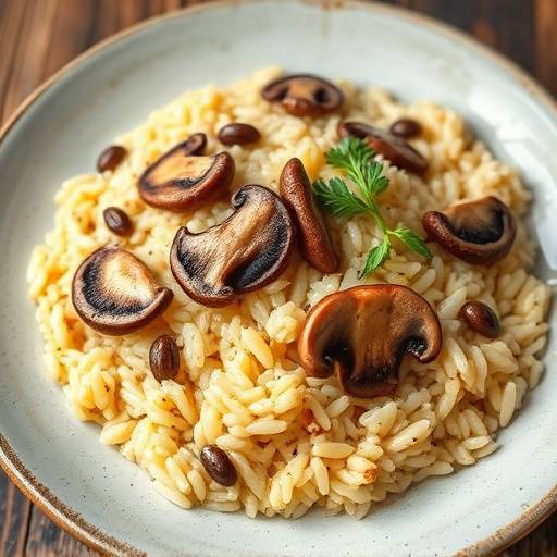 Risotto ai funghi porcini freschi