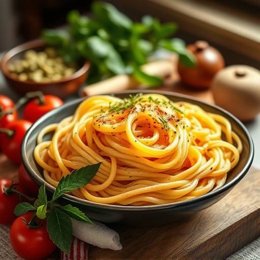 Un piatto di pasta fresca fatta in casa, simbolo della tradizione culinaria italiana.